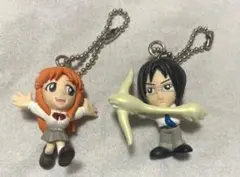 ブリーチ　フィギュアキーホルダー★井上織姫& 石田雨竜のサムネイル