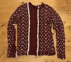 輝*様 トリココムデギャルソン　花柄　長袖　カットソー