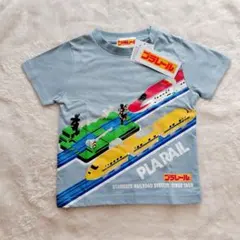 【新品未使用 】プラレールTシャツ 100 男の子 半袖 電車