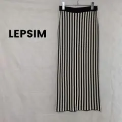 LEPSIM☆14ゲージアソートニットナロースカート タイトスカート