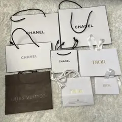 高級ブランド ショッピングバッグ 8点セット
