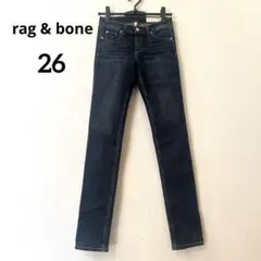 rag&bone ラグアンドボーン スキニー デニム パンツ ジーンズ 紺 26