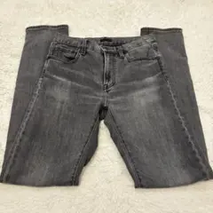 ユニクロ UNIQLO ブラック メンズ ジーンズ デニム 28 「美品」