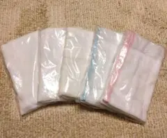 ホワイトフェイスタオル 5枚セット