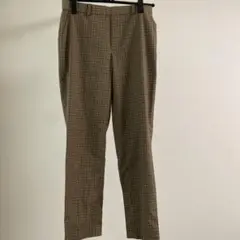 【UNIQLO】EAZYアンクルパンツ　ブラウン
