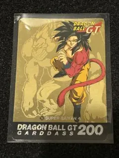 ドラゴンボールGT カードダス 孫悟空 200 ゴールド