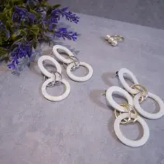 即購入OK　No.97 シェル　ピアス　シルバー