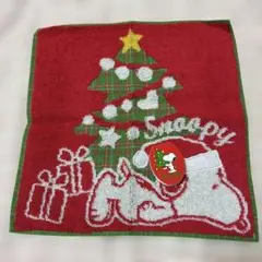 Snoopy クリスマス ミニタオル 손수건