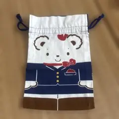 ファミリア ANAオリジナル　familiar コラボ 巾着袋　袋