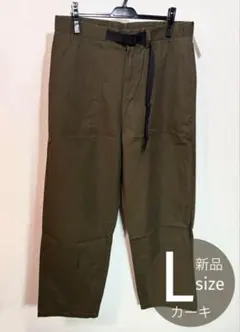 新品 定価7,290円 ワーク チノパンツ Ｌサイズ カーキ