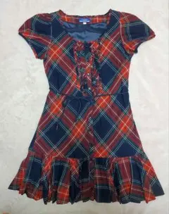 X'masセール‼️BURBERRY BLUE LABELチェック柄ワンピ36