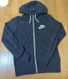 NIKE ダークグレー フード　パーカー　レディース　XL ジャージ　ナイキ