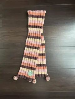 KP マフラー ポンポン付き