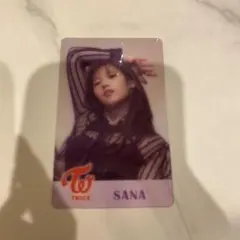 TWICE SANA トレーディングカード 紫