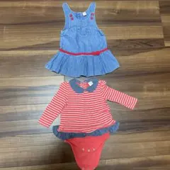 baby GAP 6-12ヶ月 ロンパース・カバーオールセット