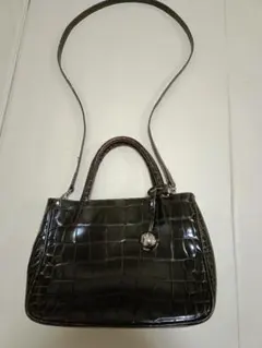 FURLA フルラ クロコ型押し ショルダーバッグ　2wayのサムネイル