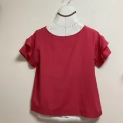 OPAQUE.CLIP ペプラム袖　カットソー　新品タグ付き　トップス　M