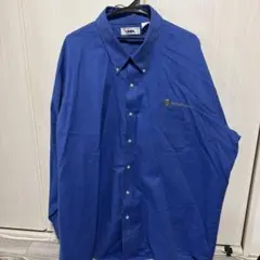 CINTAS 長袖シャツ ブルー BRAZEWAY刺繍入り