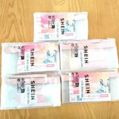 新品未使用 SHEIN クリアポーチ 5個セットのサムネイル