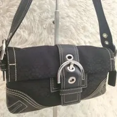 ⭐希少モデル極美品⭐COACH SOHO ミニシグネクチャー アクセサリーポーチ