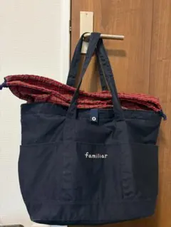 familiar ファミリア マザーズバッグ ネイビー