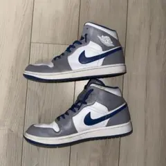 Nike Air Jordan 1 グレー/ホワイト/ネイビー ハイカット