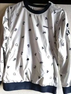 アディダスゴルフ♥蓄熱フィルム　防風プルオーバーＬサイズ　保温　撥水