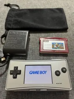 ☆美品☆ゲームボーイミクロ シルバー スーパーマリオブラザーズ付き