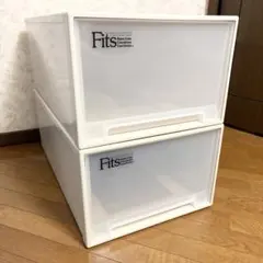 iburbkkiさん専用 Fits 衣装ケース クリーム 4段セット - メルカリ