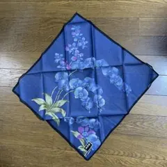 花柄デザイン ハンカチ　胡蝶蘭