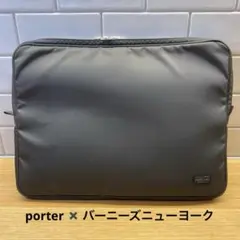 ポーター バーニーズニューヨーク コラボ ビジネスバッグ 本革 未使用 未使用級⭐️ポーター バーニーズニューヨーク 3way ビジネス