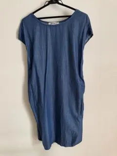 ジェットセット　JETSET デニムブルー チュニック リボン付き