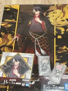 桃源暗鬼 一番くじ 無陀野無人 色紙 ラバーチャーム