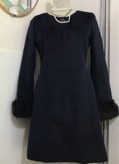 コート(袖フェイクファー)美品