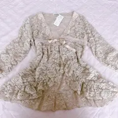 未使用 レース カーディガン フェアリーグランジ y2k 平成ギャル 森ガール