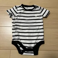 baby gap ストライプロンパース 半袖 3-6ヶ月