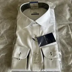 タグ付 ORIHICA オリヒカ スーパーノンアイロン シャツ M 白 ホワイト