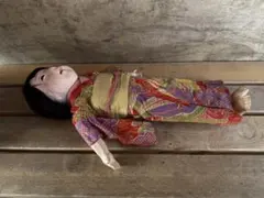 ◇希少 美品 1940年代◇インドネシア 藍の服装 伝統操り人形（木製