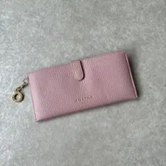 【新品未使用】AGATHA PARIS アガタ レザー 長財布 ピンクのサムネイル