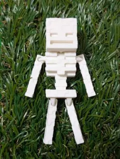 Minecraft　ホワイトスケルトンフィギュア 約10cm　3Dプリンター製作