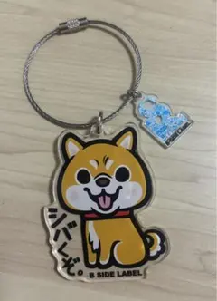 柴犬 アクリルキーホルダー B SIDE LABEL