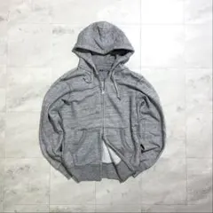 old uniqlo double zip-up s hoodie y2k 短丈