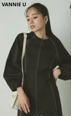 VANNIE Uヴァニーユー ロングダブルステッチワンピースのサムネイル