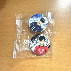 ハイキュー くら寿司 缶バッチ 2点セット