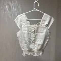 【LOWRYSFARM】ホワイト　レディーストップスMサイズのサムネイル