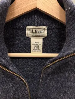 L.L.Bean ドライバーズニット　美品　ラムウール100%