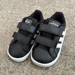 adidas アディダス ベビーシューズ ブラック 黒 12cm