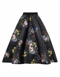 ERDEM×H&M ジャガードパターンスカート　花柄　刺繍　コラボ　限定　32