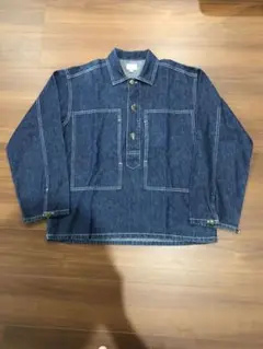 80s M-35 デニムプルオーバー　濃紺　アメリカ製