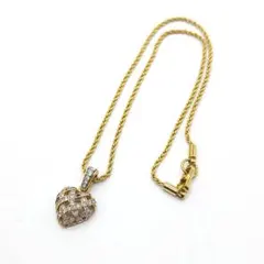 美品　Swarovski　ネックレス　ゴールド　ラインストーン